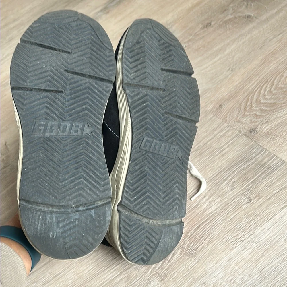 Golden Goose Women's Running Sole in black nappa and suede GGDB sz 37 - Picture 11 of 16